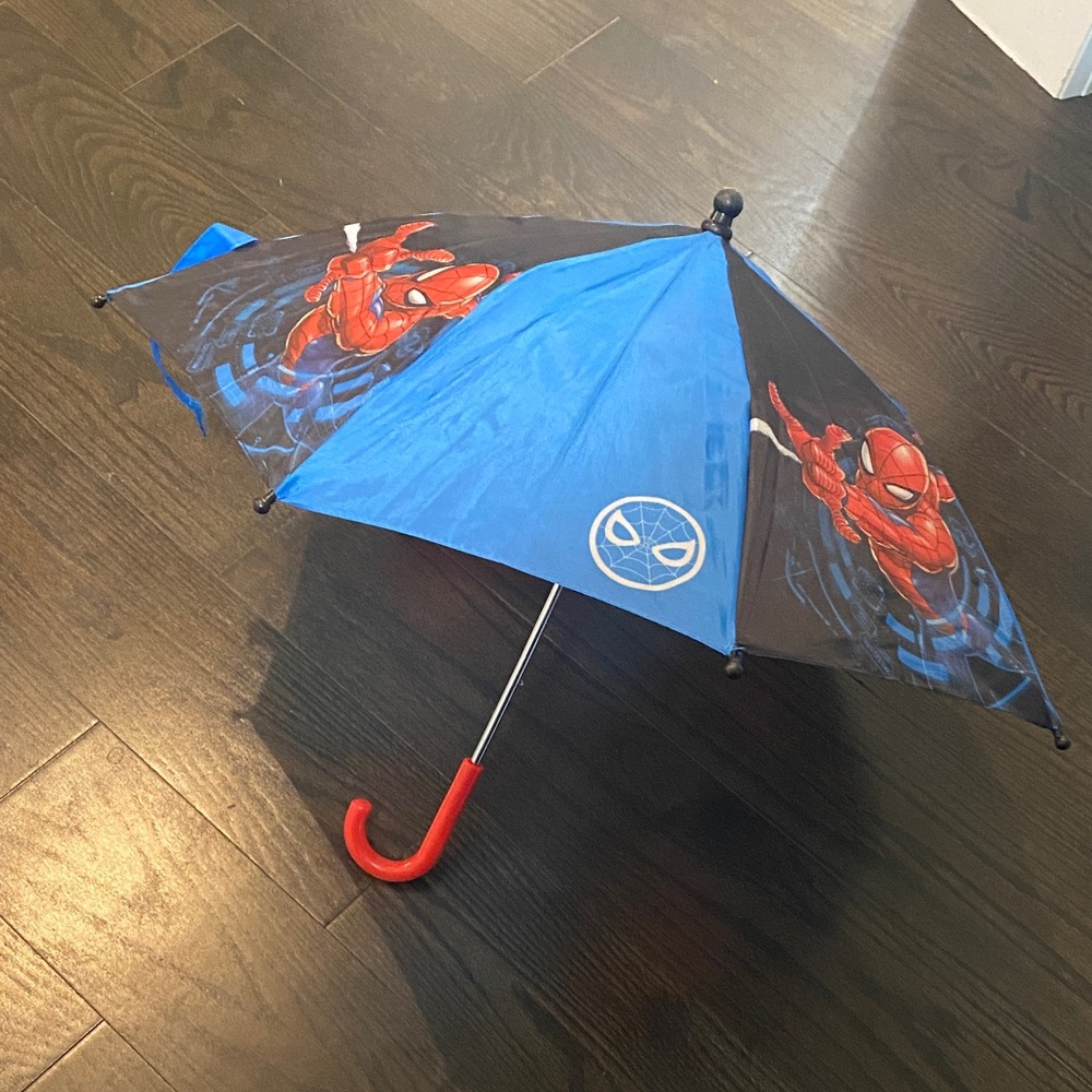 Spider-Man Kids Umbrella - Blue and Red